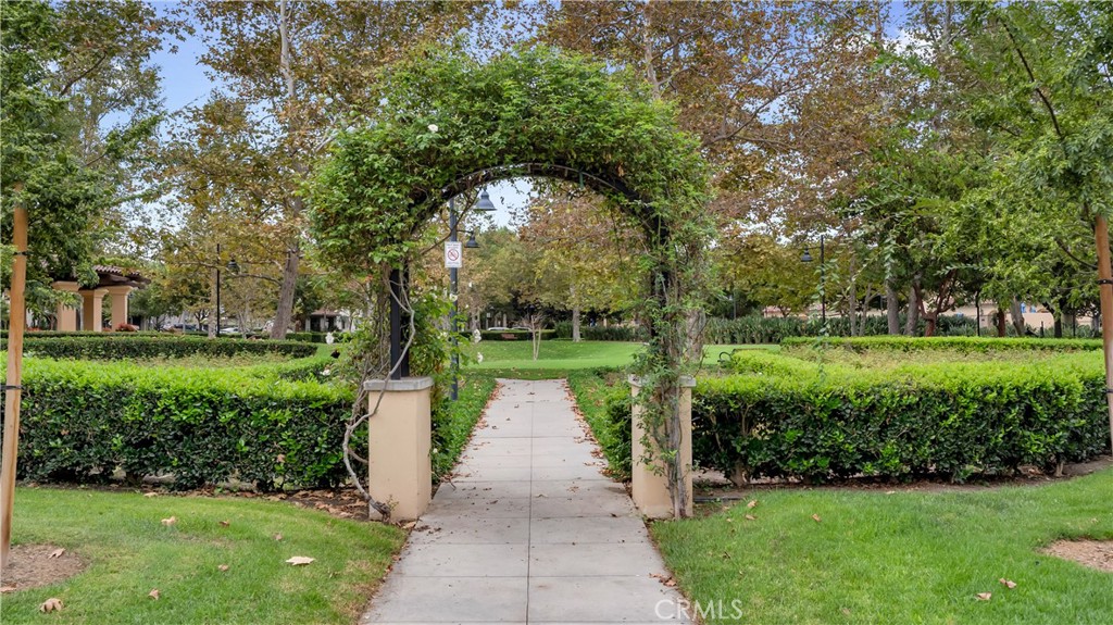 47 Nightshade Irvine, CA 92603 - Photo 36 of 56 a view of a park with large trees and a pathway