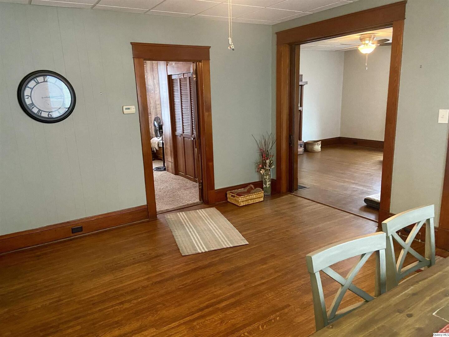 614 South 22nd Street Quincy, IL 62301 - Photo 4 of 27 a view of livingroom with furniture and wooden floor