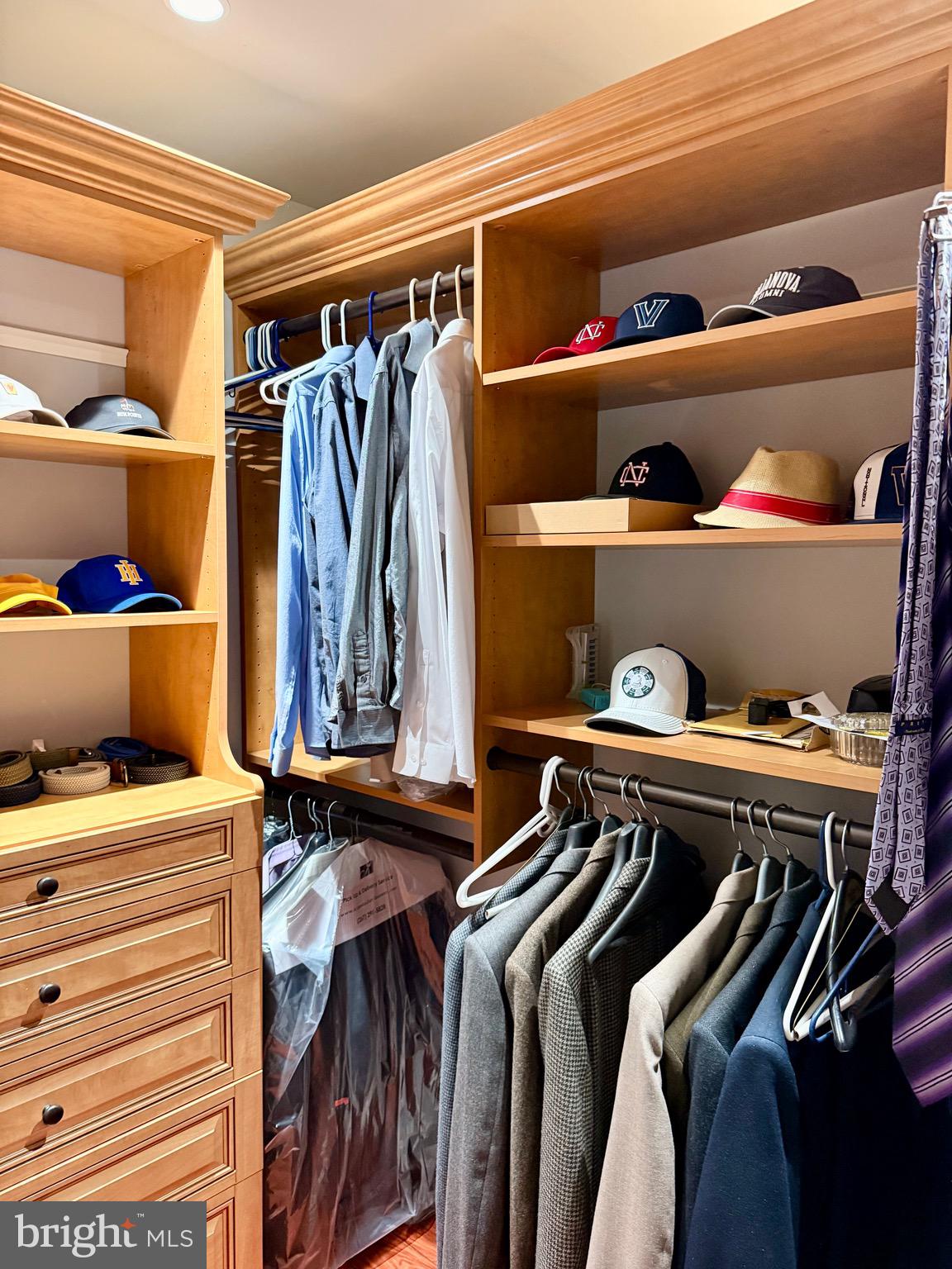 1202 Valley Glen Road Elkins Park, PA 19027 - Photo 8 of 13 a view of walk in closet with clothes and shoes
