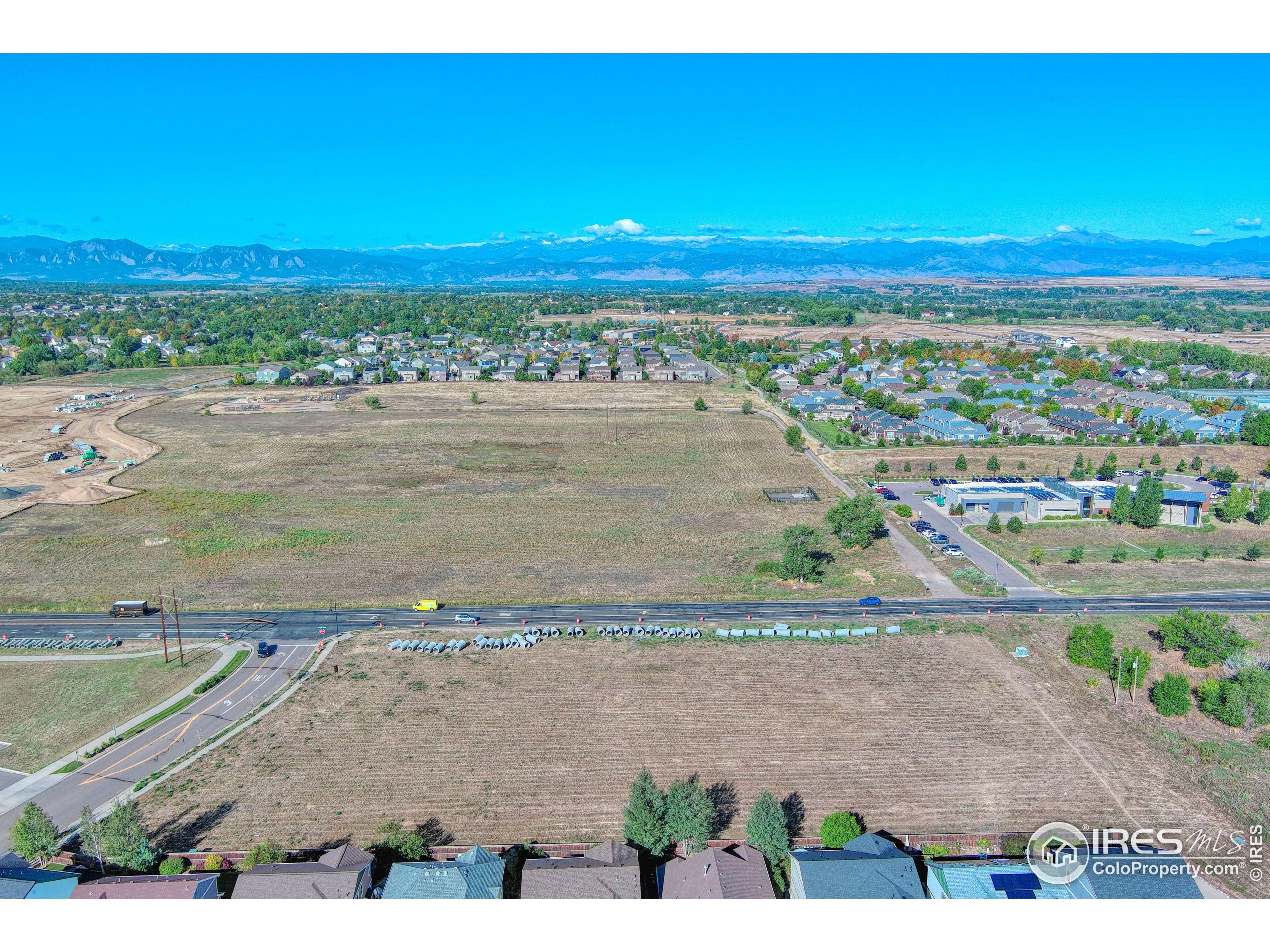 County Line Road Erie, CO 80516 - Photo 2 of 3 an aerial view of ocean and residential houses with outdoor space