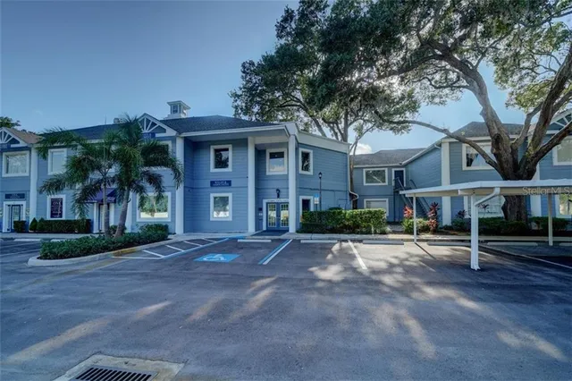 a view of a room with a garage
