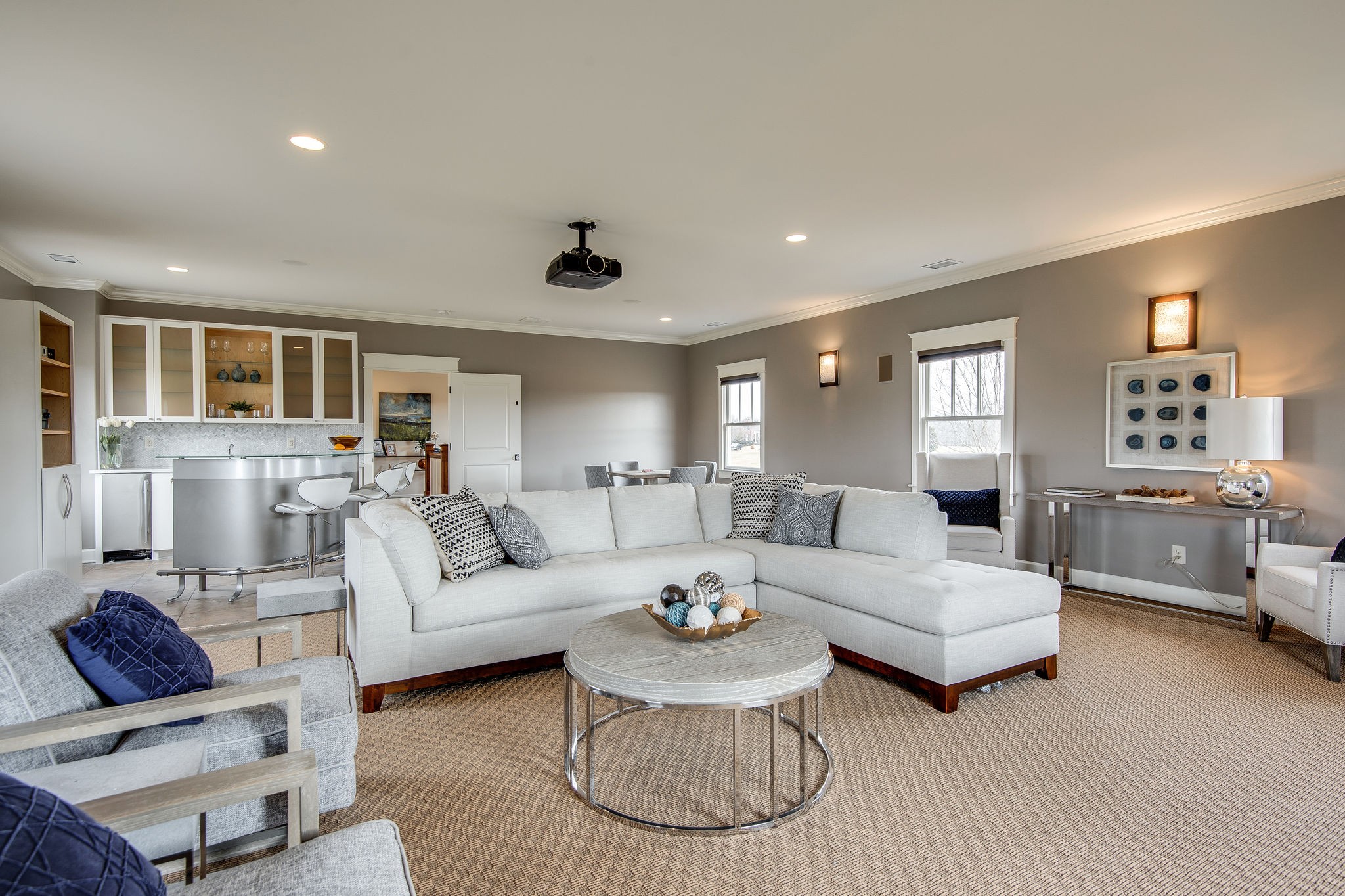 4205 Two Rivers Lane Franklin, TN 37069 - Photo 46 of 46 a living room with furniture and a view of kitchen