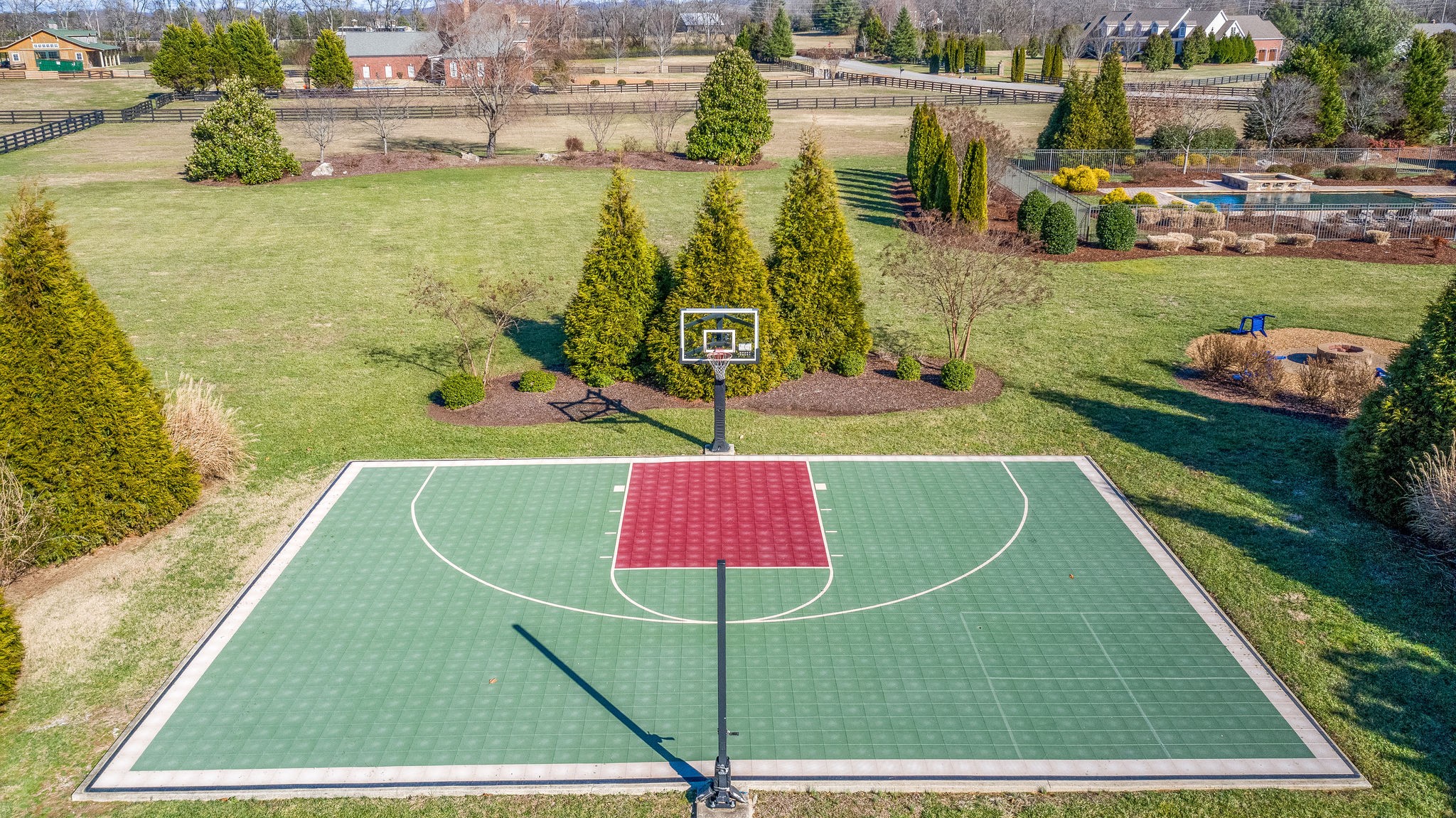 4205 Two Rivers Lane Franklin, TN 37069 - Photo 7 of 46 a view of a tennis court