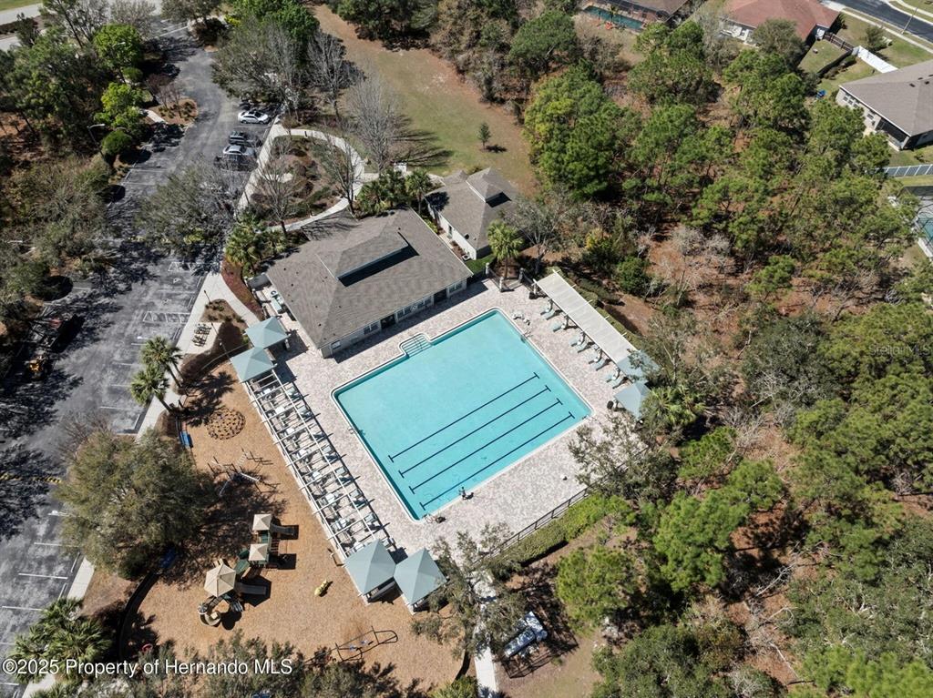 13196 Golden Lime Ave Spring Hill Spring Hill, FL 34609 - Photo 42 of 73 an aerial view of a house