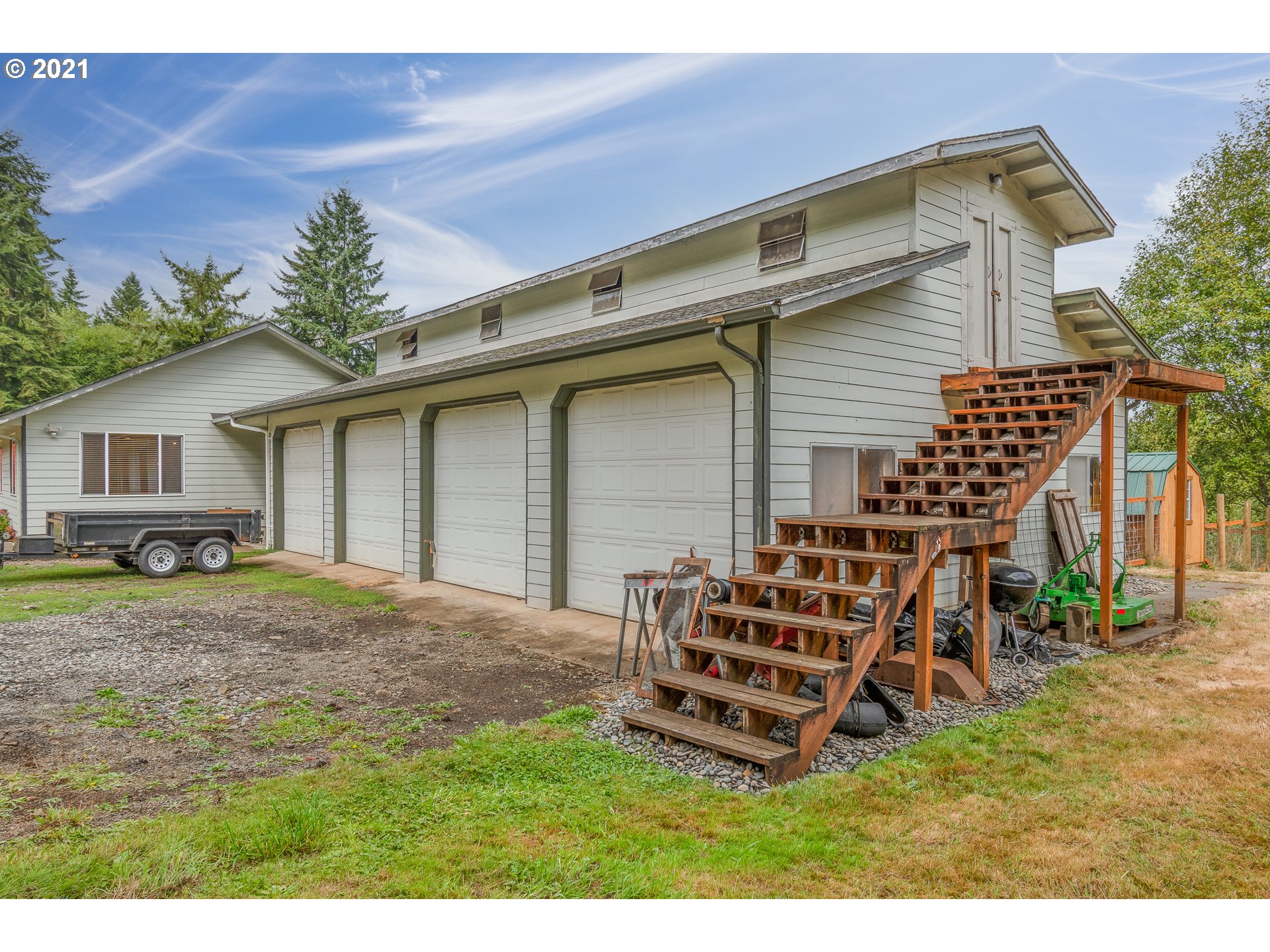 280 Cedar Hills Road Longview, WA 98632 - Photo 32 of 32 a view of a house with backyard and porch