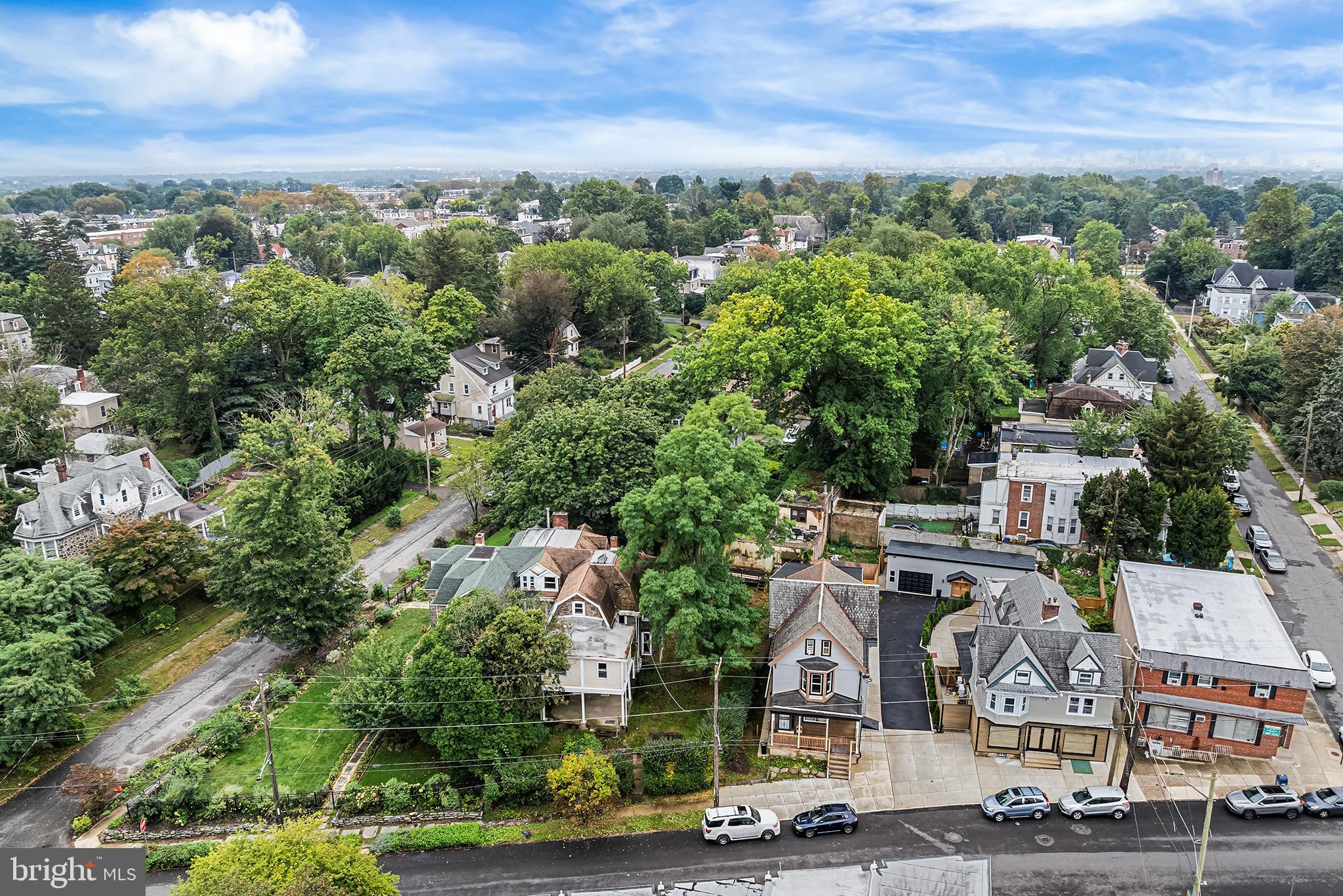702 Oak Lane Philadelphia, PA 19126 - Photo 6 of 19 an aerial view of a city with lots of residential buildings