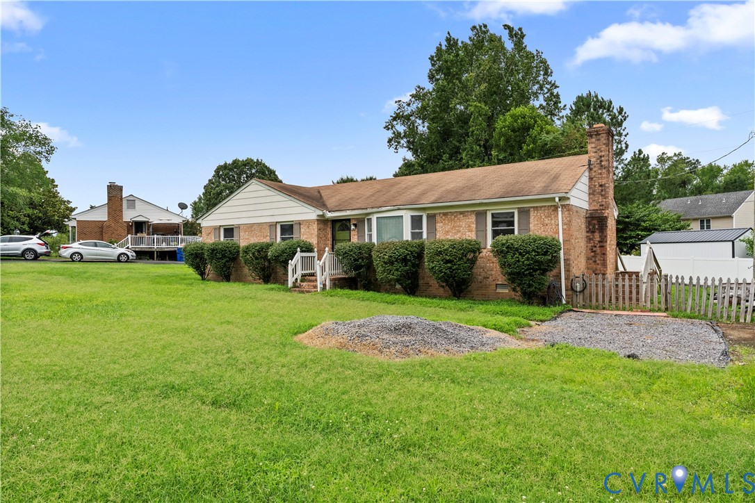 3500 Respess Road Midlothian, VA 23112 - Photo 35 of 48 Brick-front home featuring a gabled roof and cover