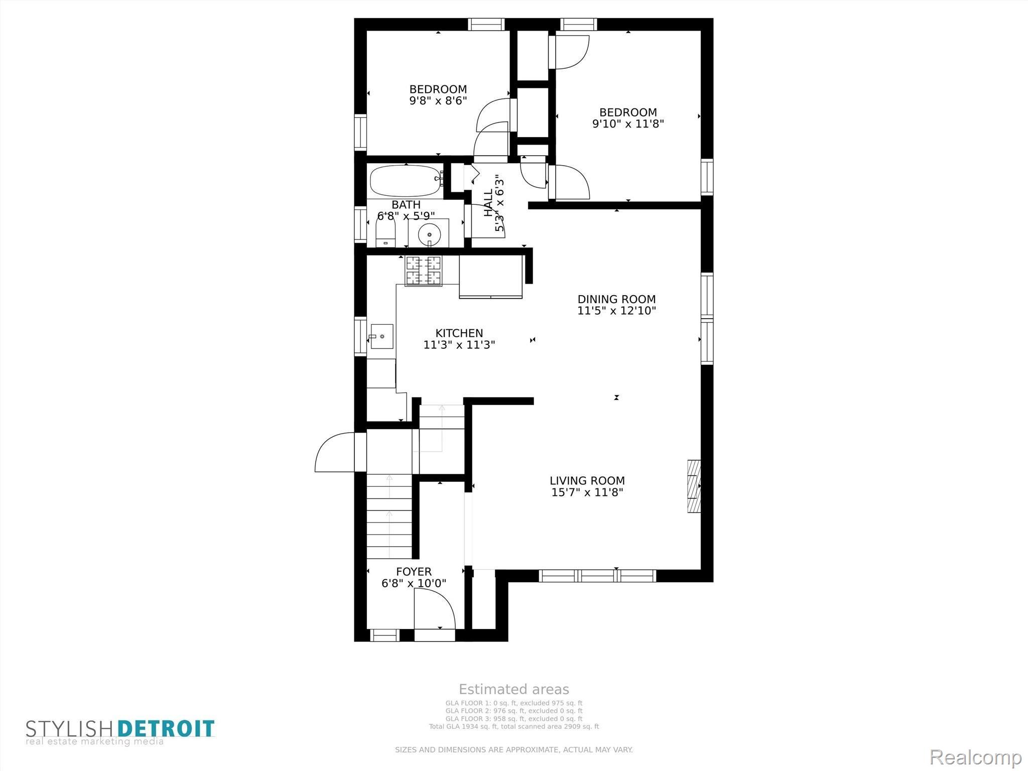 4417 Devonshire Road Detroit, MI 48224 - Photo 32 of 35 4417 Devonshire_Main Floor.jpg