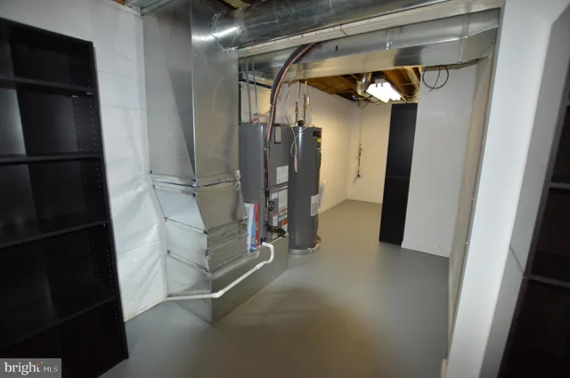 a garden view with a seating space