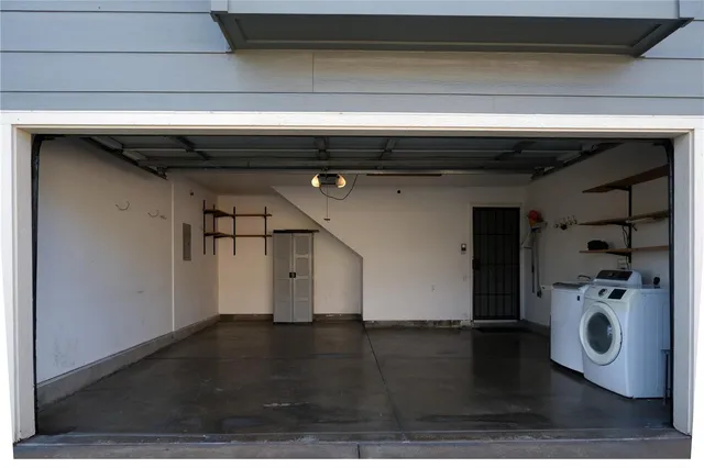 a view of a storage & utility room