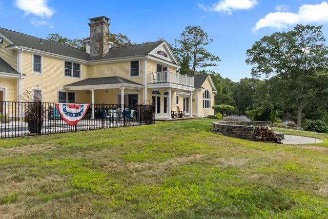 a view of a house with a swimming pool
