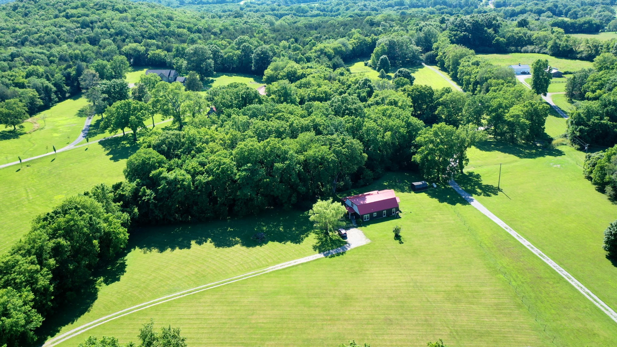 a view of a backyard of the house
