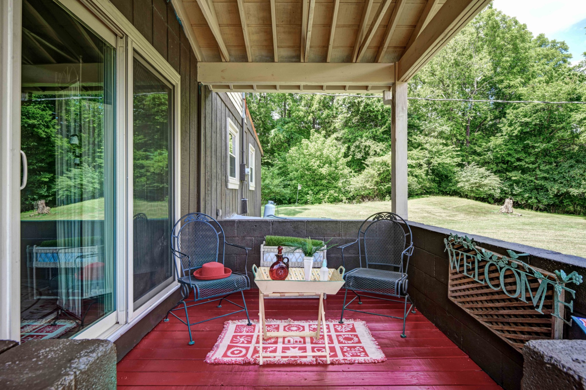 3309 Blazer Road Franklin, TN 37064 - Photo 29 of 37 a balcony with wooden floor and outdoor seating