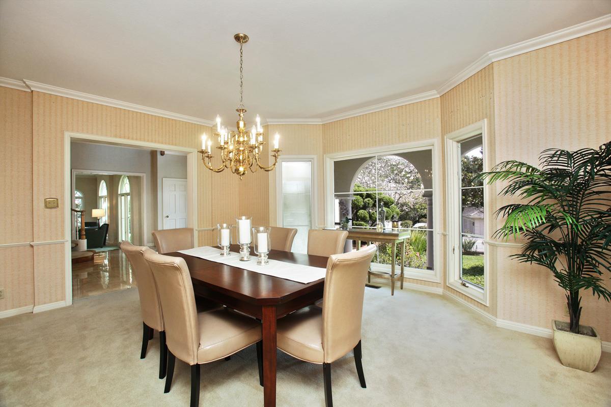 Stonepine Road Hillsborough, CA 94010 - Photo 12 of 25 a view of a dining room with furniture window and outside view