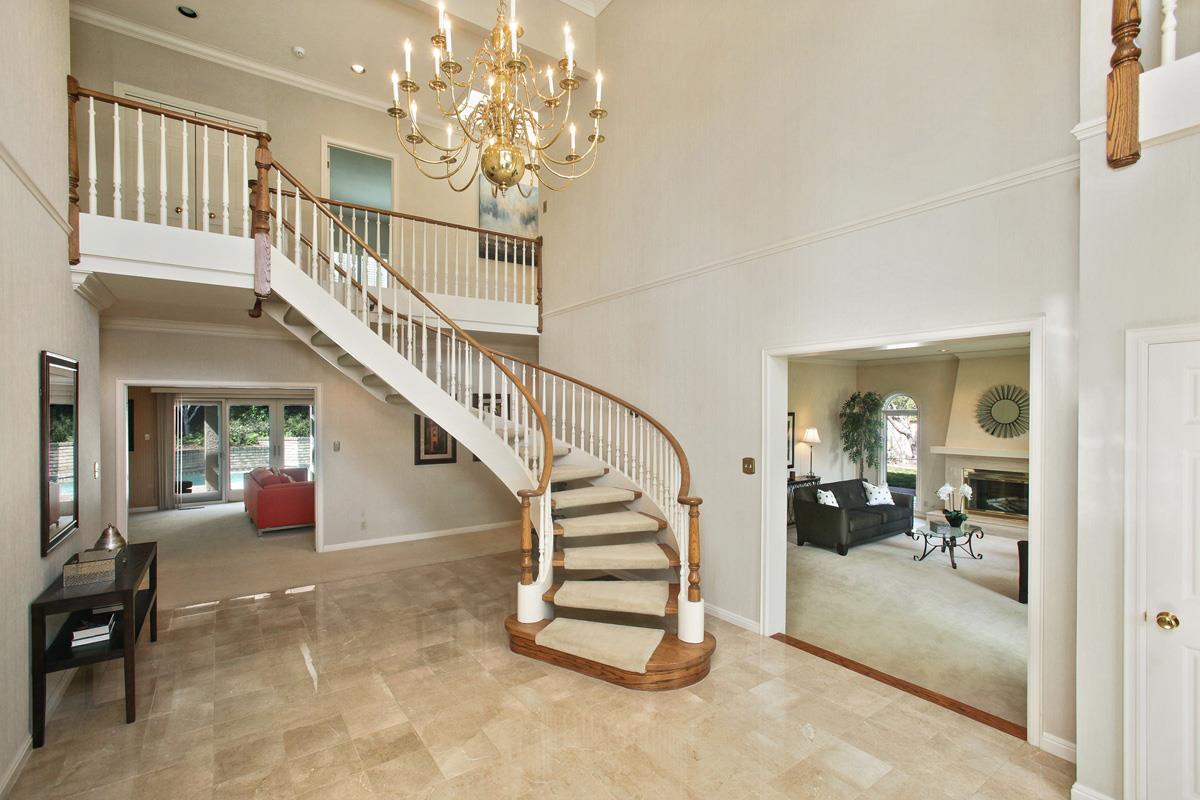Stonepine Road Hillsborough, CA 94010 - Photo 4 of 25 a view of entryway and hall with dining room