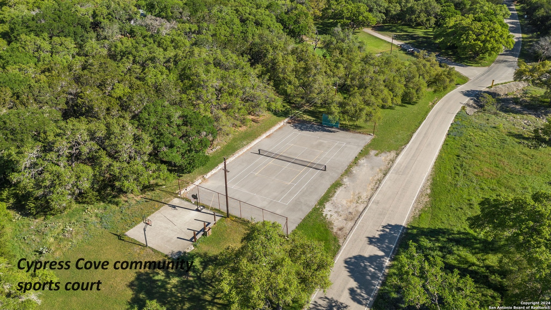 1268 Overbrook Lane Spring Branch, TX 78070 - Photo 19 of 20 an aerial view of a house with a yard and outdoor seating