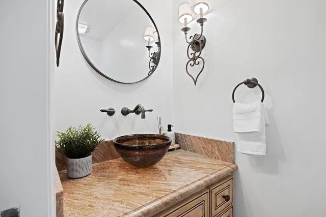 a bathroom with a shower and a toilet