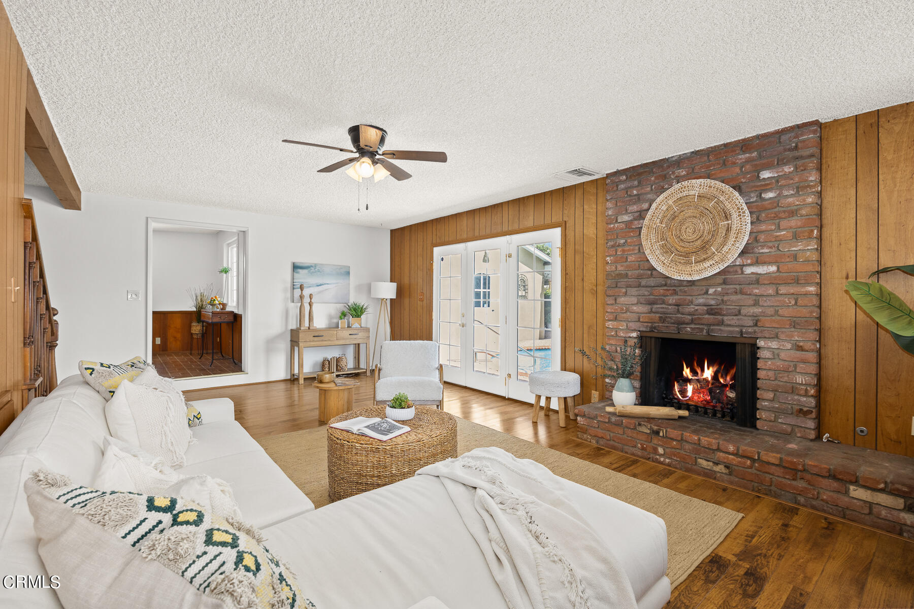632 Brown Drive Burbank, CA 91504 - Photo 9 of 49 a living room with furniture and a fireplace