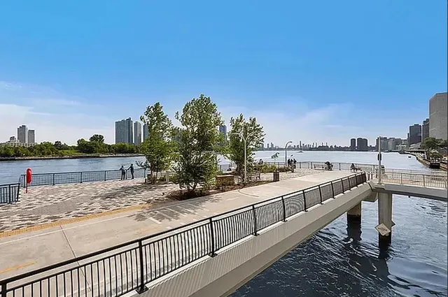 a view of terrace and city view