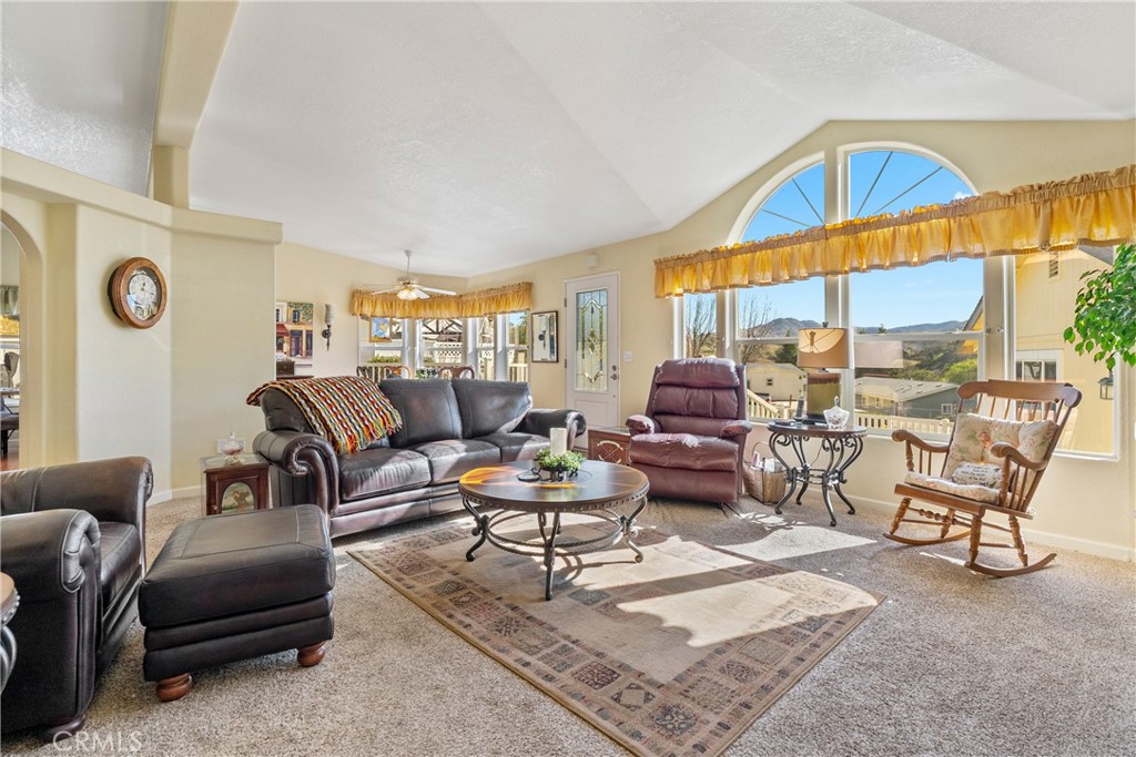 4135 Peruvian Way Paso Robles, CA 93446 - Photo 19 of 45 Open plan to dining room and easy access to the kitchen. Ceiling is sculptured for additional height.