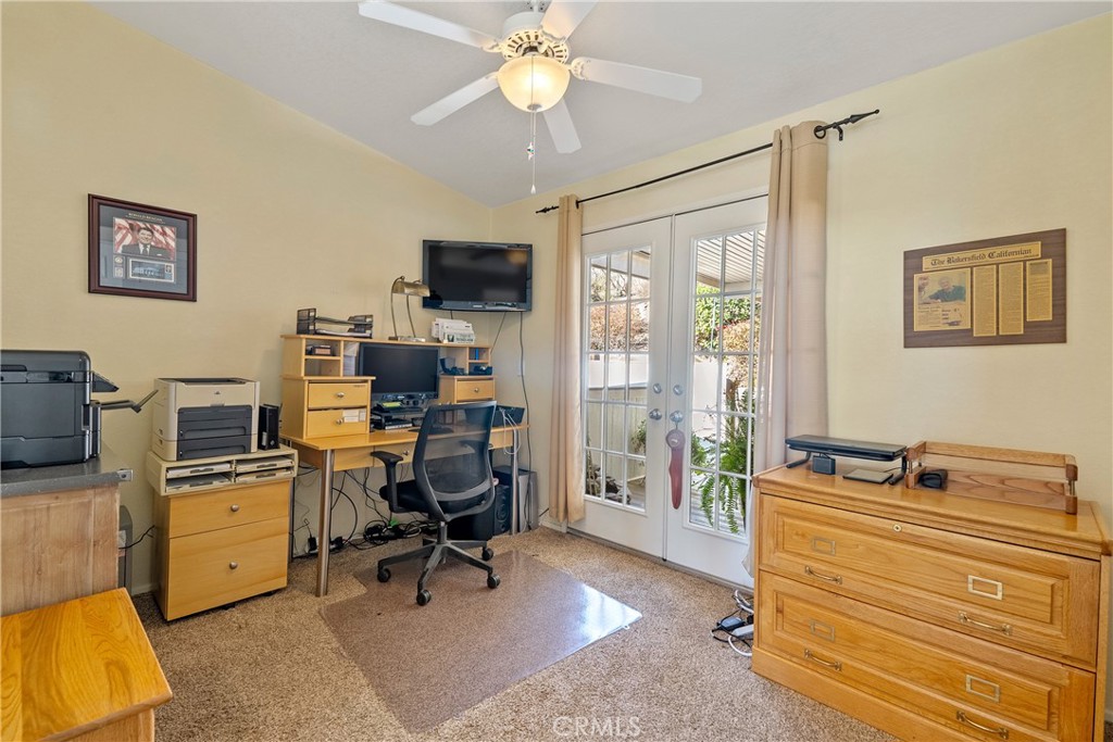 4135 Peruvian Way Paso Robles, CA 93446 - Photo 21 of 45 Office or could be 3rd bedroom. There is a closet ( not pictured) French doors to deck.
