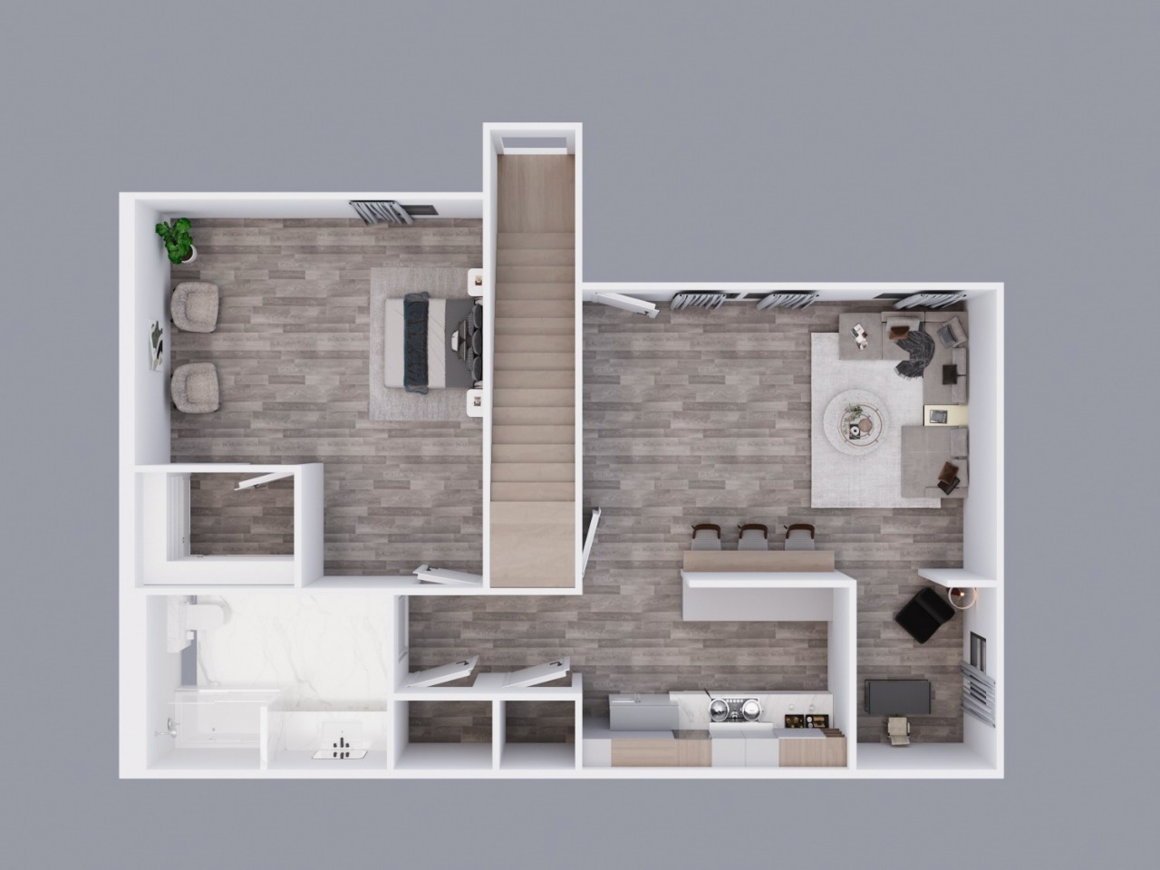 501 Lutz Road Bloomington, IL 61704 - Photo 3 of 9 a bathroom with a sink and a mirror