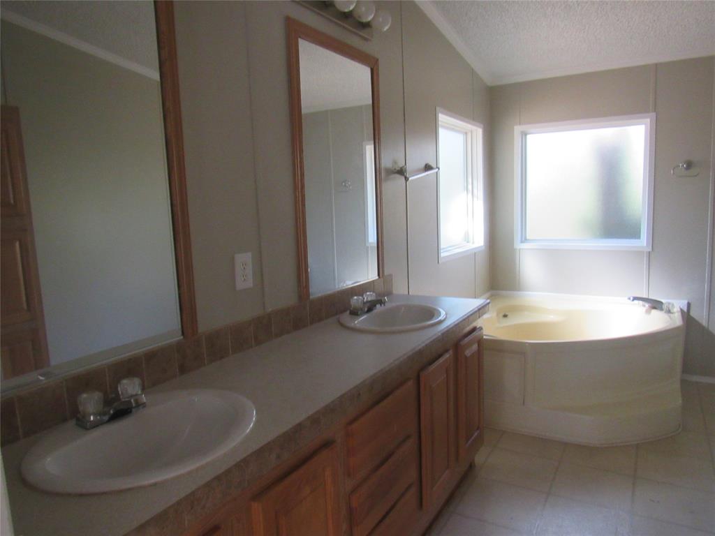 40 Cleveland Avenue Pottsboro, TX 75076 - Photo 20 of 29 a bathroom with a sink and a mirror