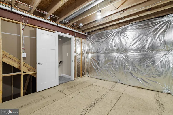 a view of storage and utility room