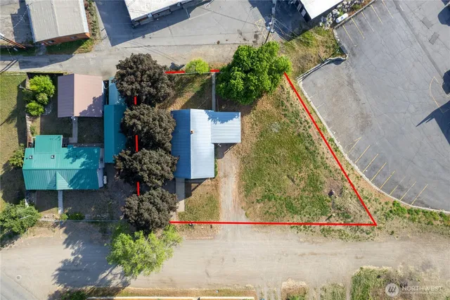 front view of a house with a small yard