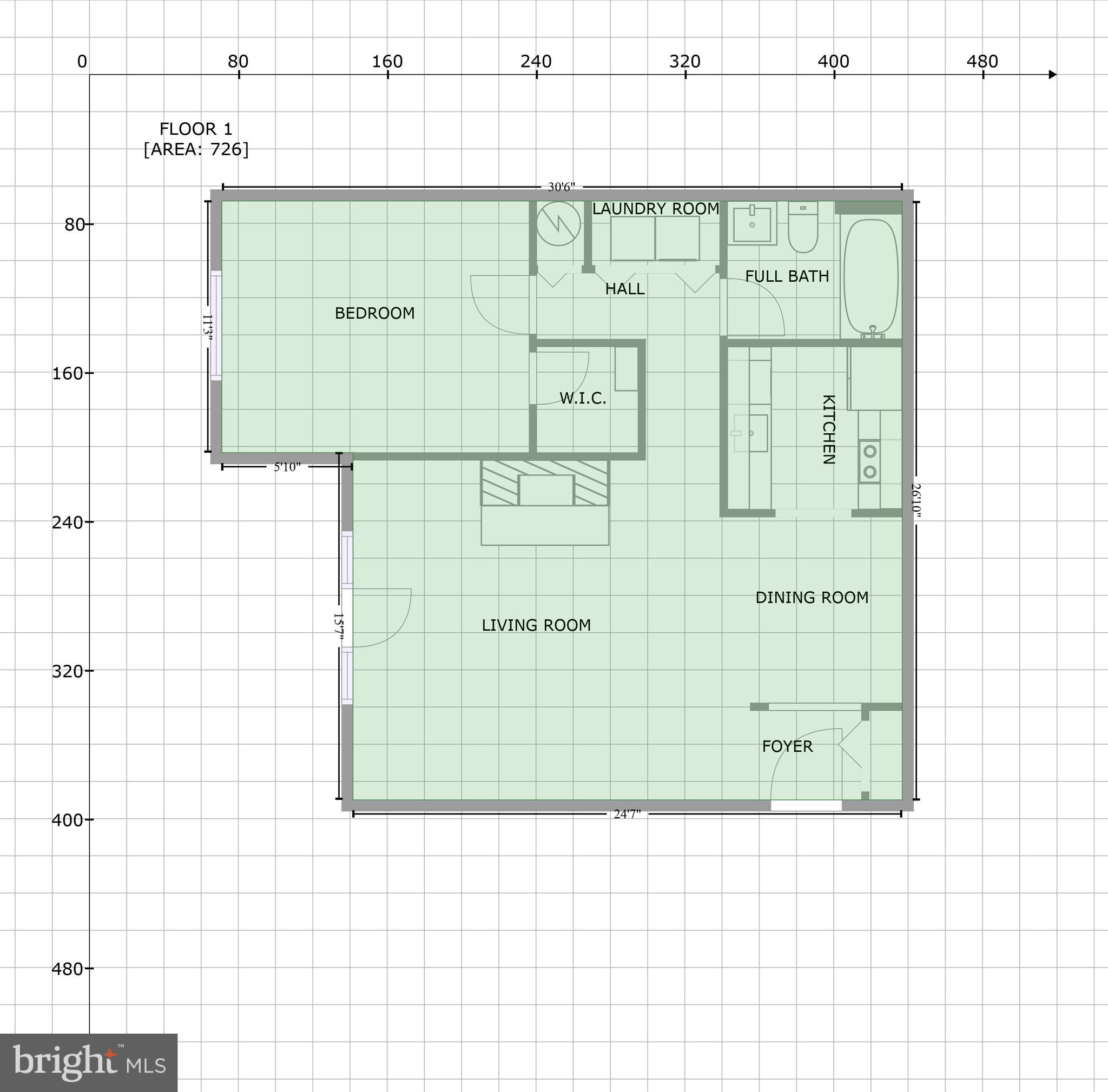 4904 Columbia Road, Unit 1 Columbia, MD 21044 - Photo 29 of 29 GLA floor plan