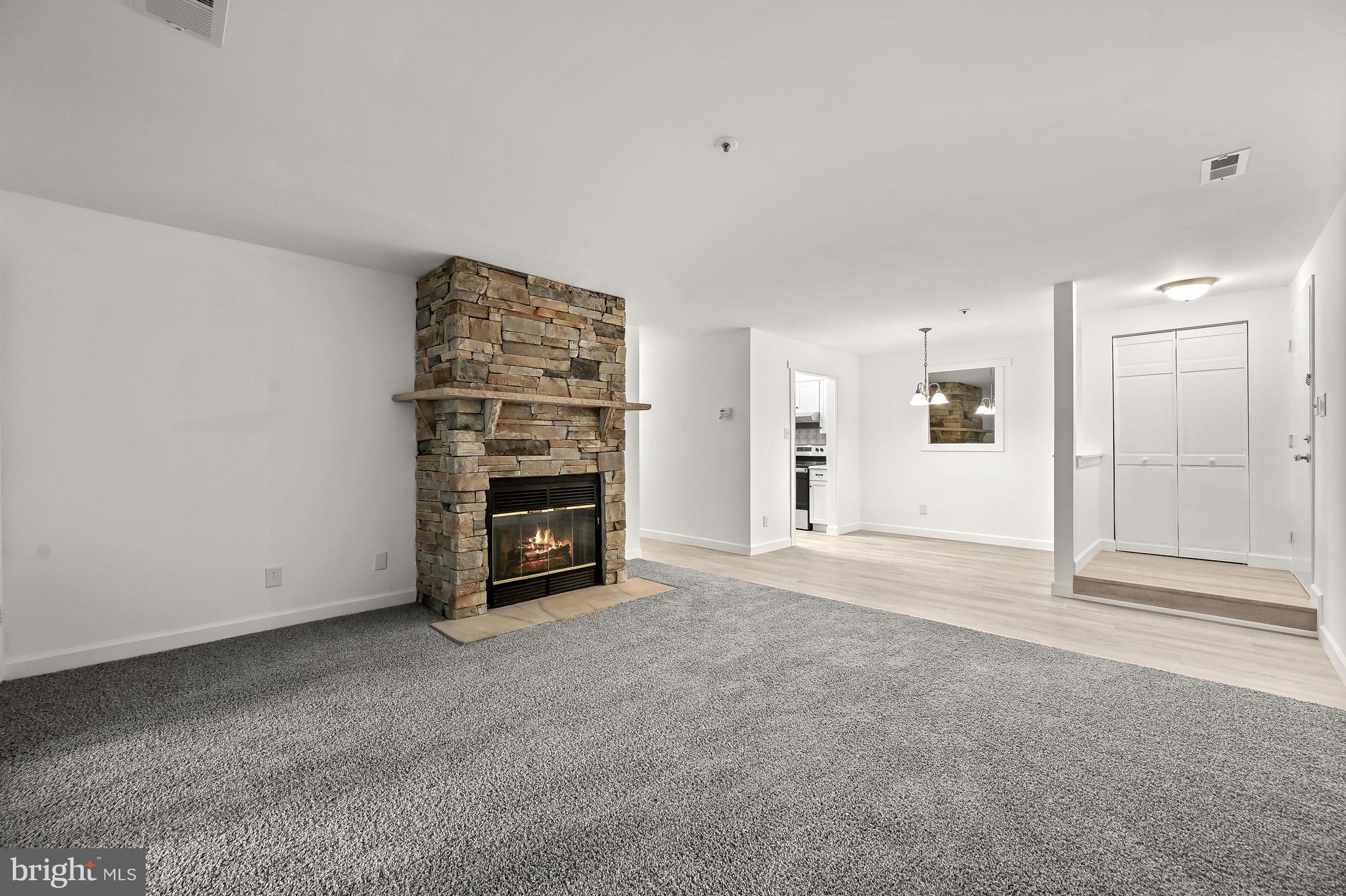 4904 Columbia Road, Unit 1 Columbia, MD 21044 - Photo 27 of 29 Spacious open floor plan with WB fireplace