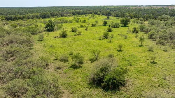 a view of a big yard with green space