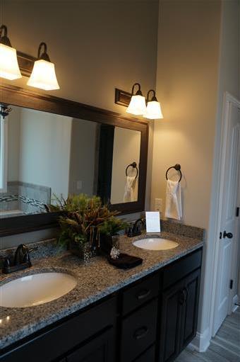 3 Old Clarksville Springfield Road Adams, TN 37010 - Photo 16 of 27 a bathroom with a granite countertop sink and a mirror