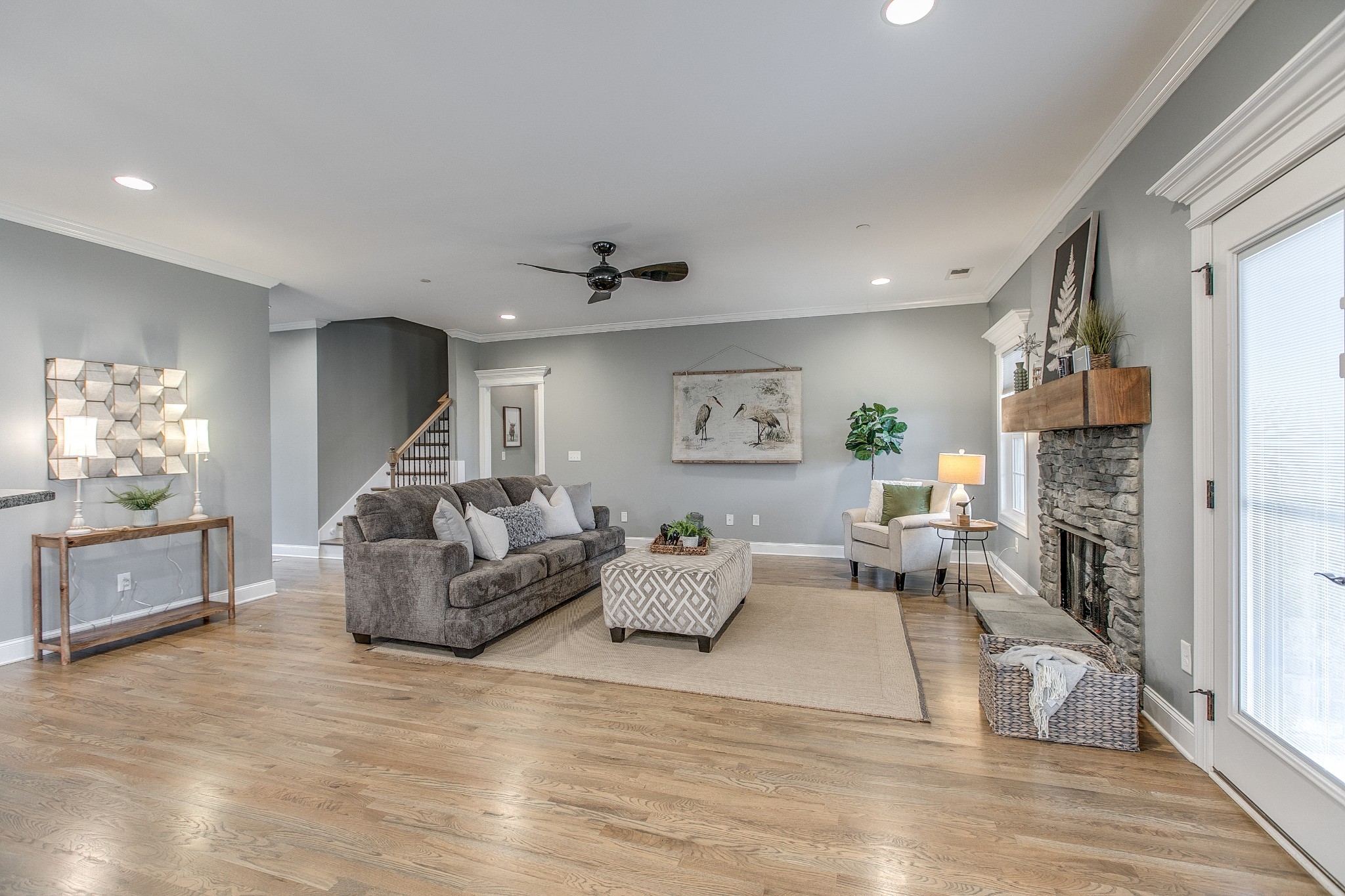 1102 Cascadeway Drive Murfreesboro, TN 37129 - Photo 13 of 45 a living room with furniture and a fireplace