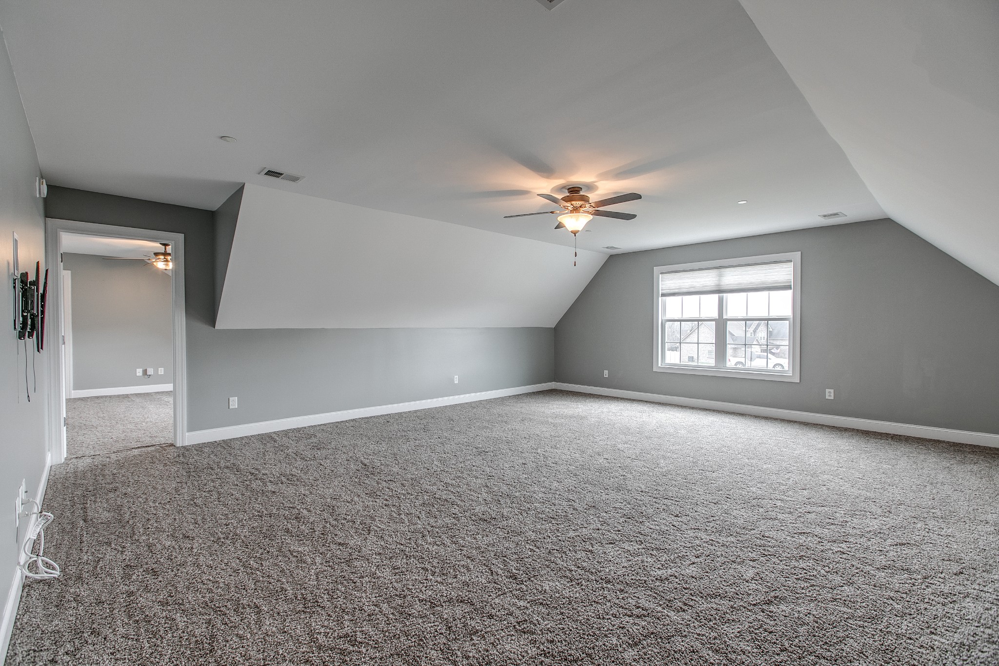 1102 Cascadeway Drive Murfreesboro, TN 37129 - Photo 30 of 45 a view of empty room with window and chandelier fan
