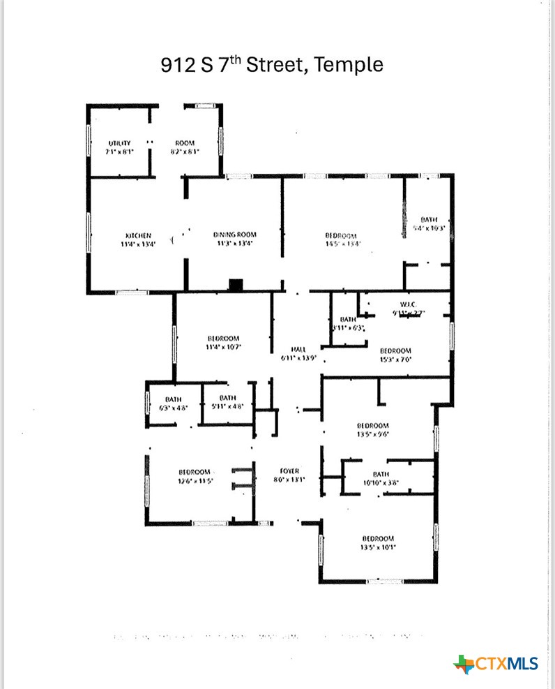 612 South 7th Street Temple, TX 76504 - Photo 43 of 43 a picture of a bathroom with a sink