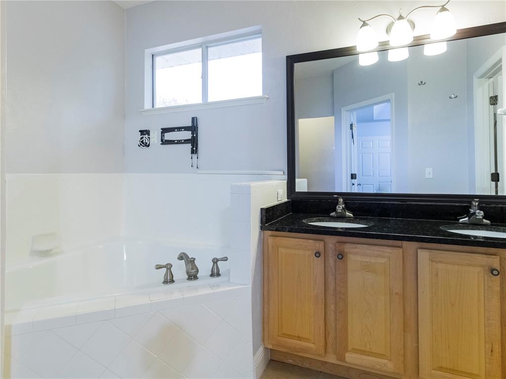 14001 Northwest 9th Road Newberry, FL 32669 - Photo 10 of 17 a bathroom with a sink and a mirror
