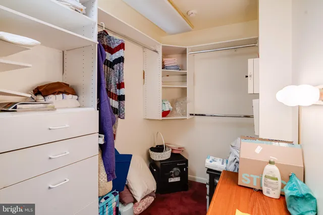 a room with furniture and a table