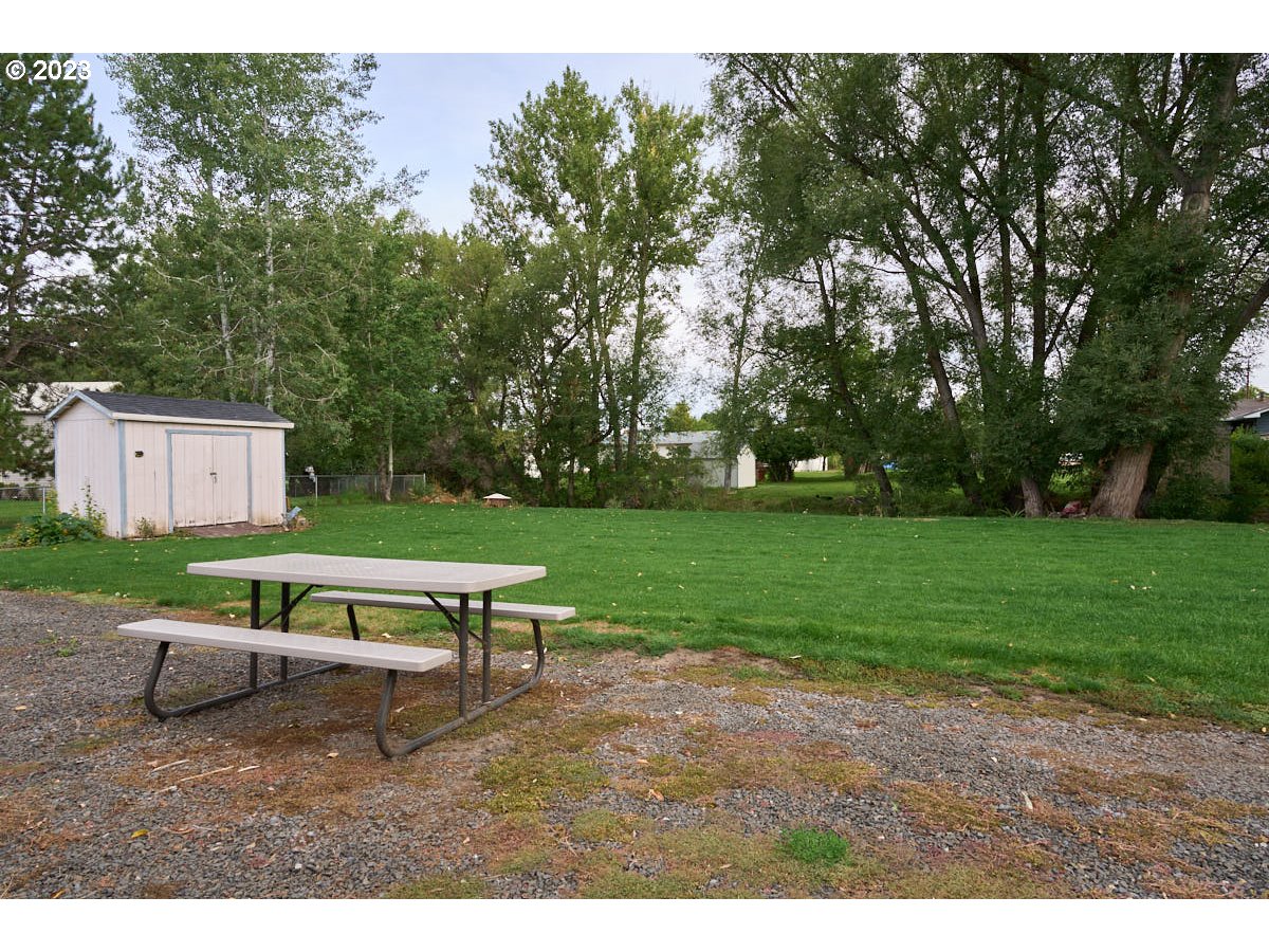 502 Southeast Evans Lane Enterprise, OR 97828 - Photo 16 of 18 a garden view with a seating space