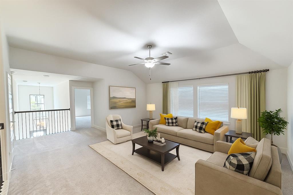 5924 Owen Road McKinney, TX 75071 - Photo 25 of 40 a living room with furniture and a large window