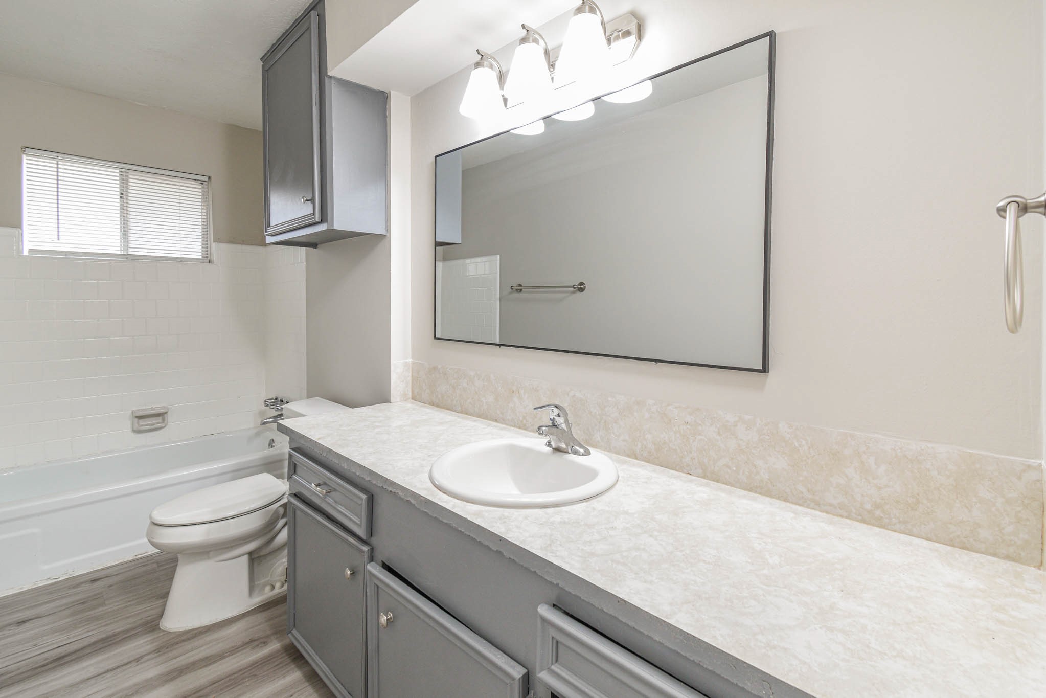 17311 Methil Drive Spring, TX 77379 - Photo 22 of 24 a bathroom with a sink a toilet and shower