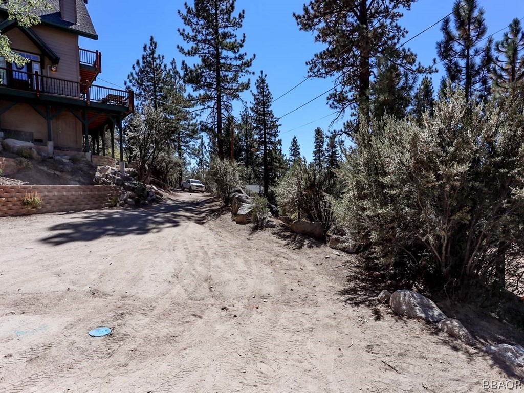 0 Cedar Dell Road Fawnskin, CA 92333 - Photo 3 of 11 a view of a backyard of a house