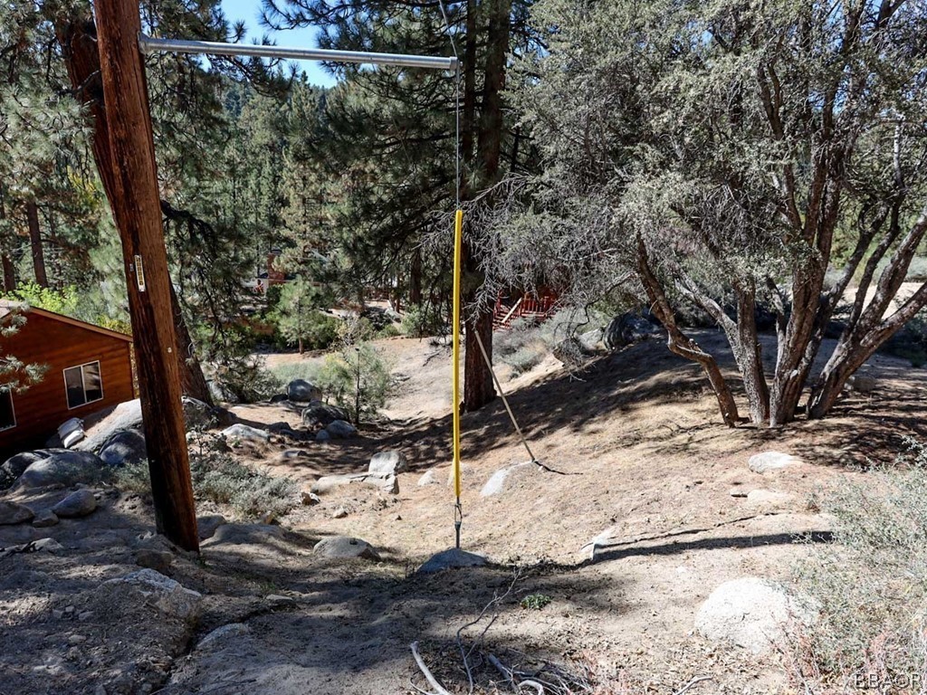 0 Cedar Dell Road Fawnskin, CA 92333 - Photo 4 of 11 a view of a forest covered with snow in the background