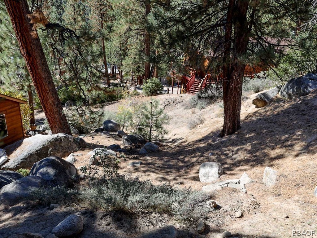 0 Cedar Dell Road Fawnskin, CA 92333 - Photo 5 of 11 a view of snow on side of a road