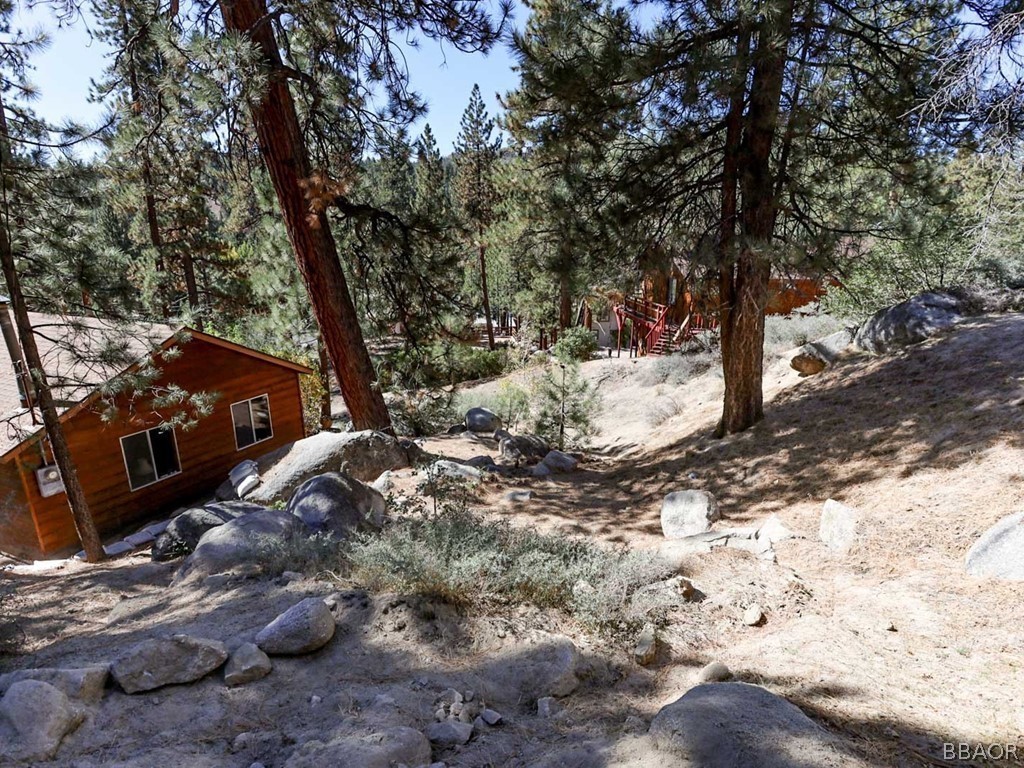 0 Cedar Dell Road Fawnskin, CA 92333 - Photo 6 of 11 a view of a yard with large trees