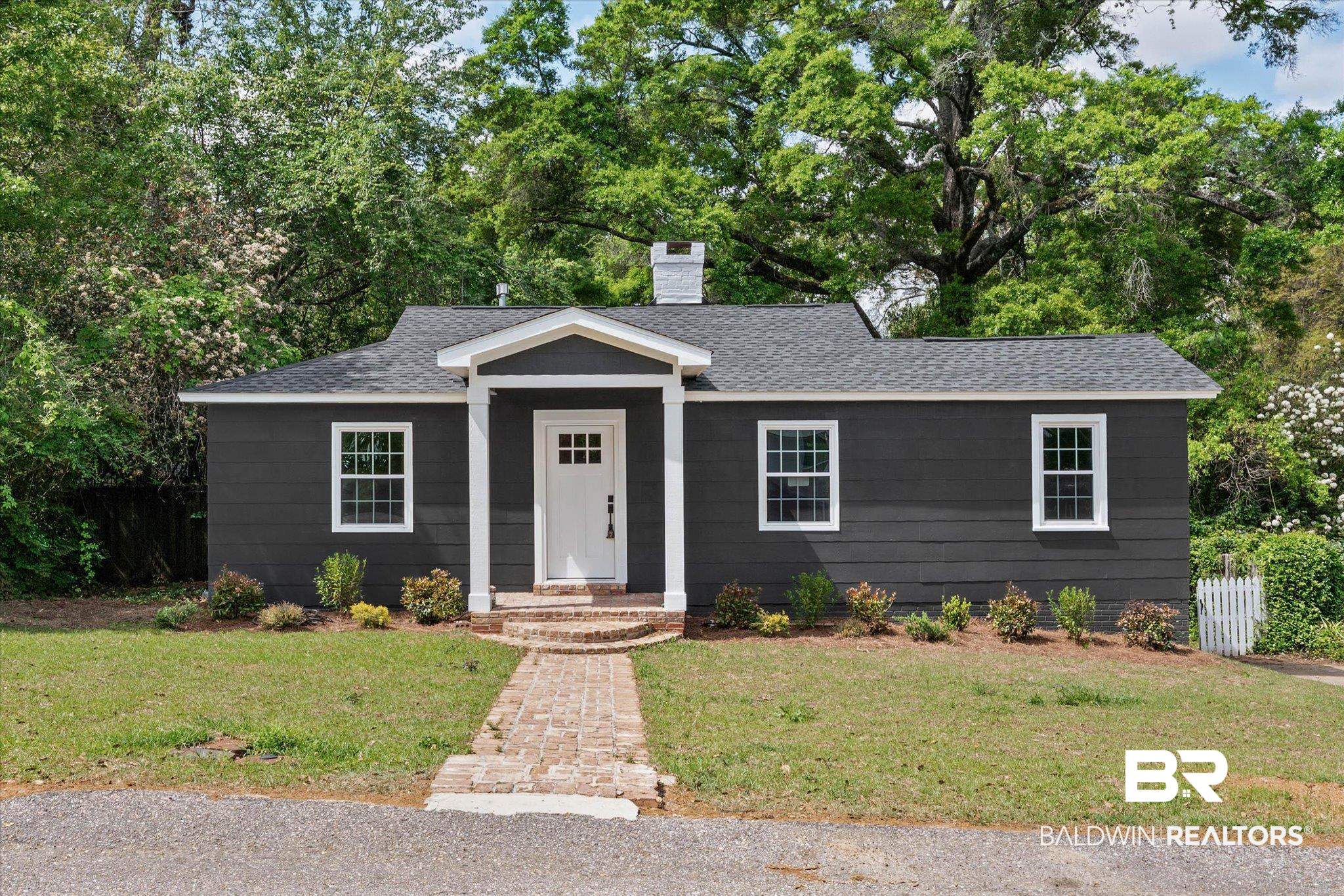 41 Hathaway Road West Mobile, AL 36608 - Photo 22 of 24 Single story home with a chimney and roof with shingles