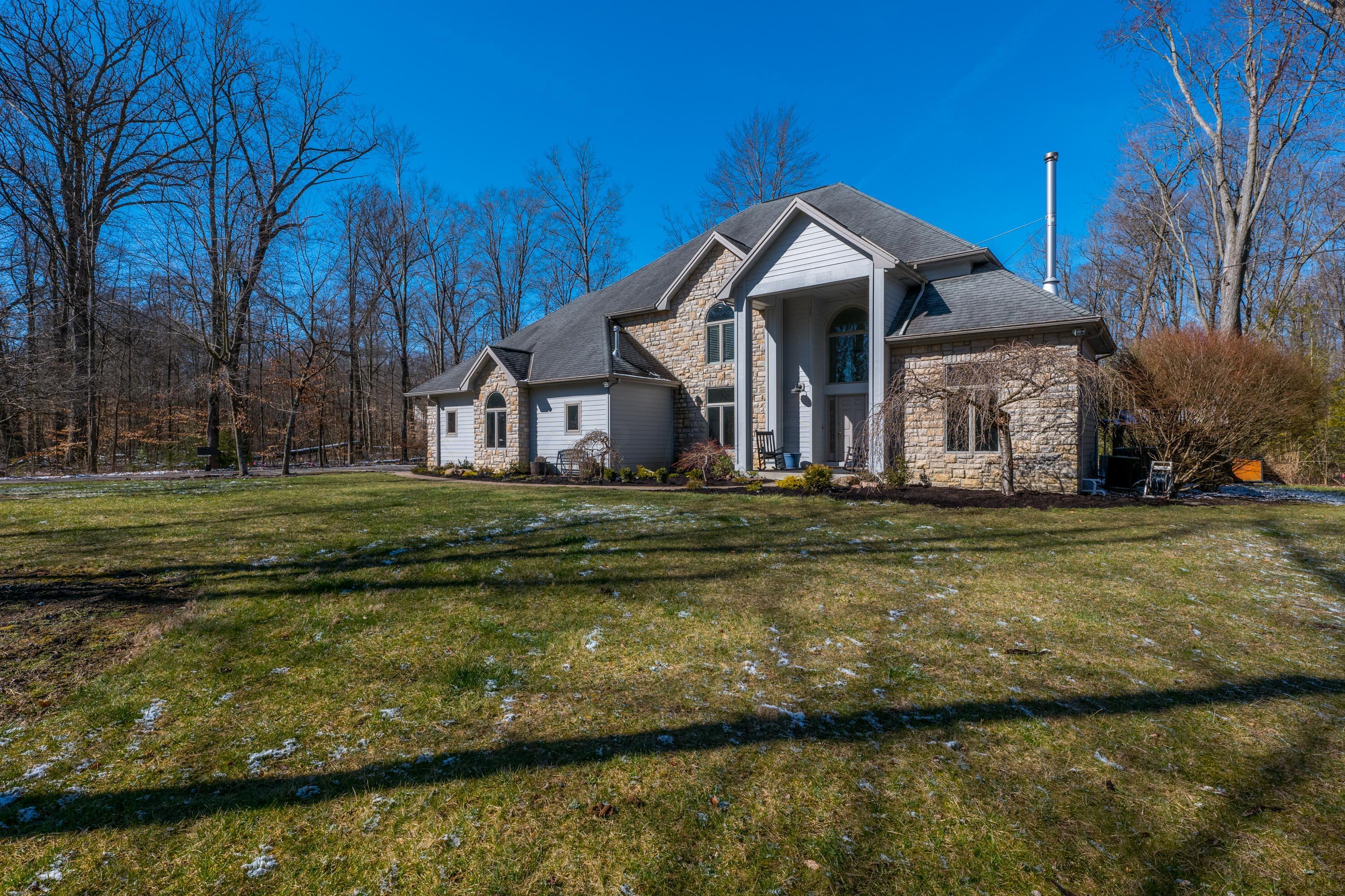 3680 South Three B's & K Road Galena, OH 43021 - Photo 2 of 81 Wonderful custom home on almost 4 Acres of wooded privacy!