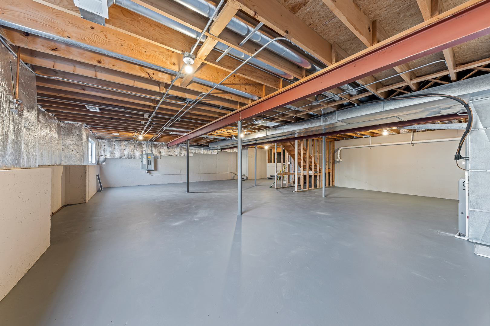 6006 West Carter Court Monee, IL 60449 - Photo 14 of 15 a view of a room with wooden walls