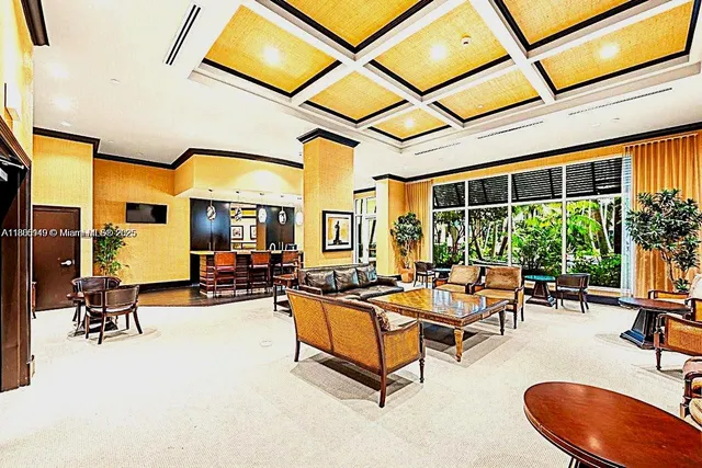 a outdoor space with furniture