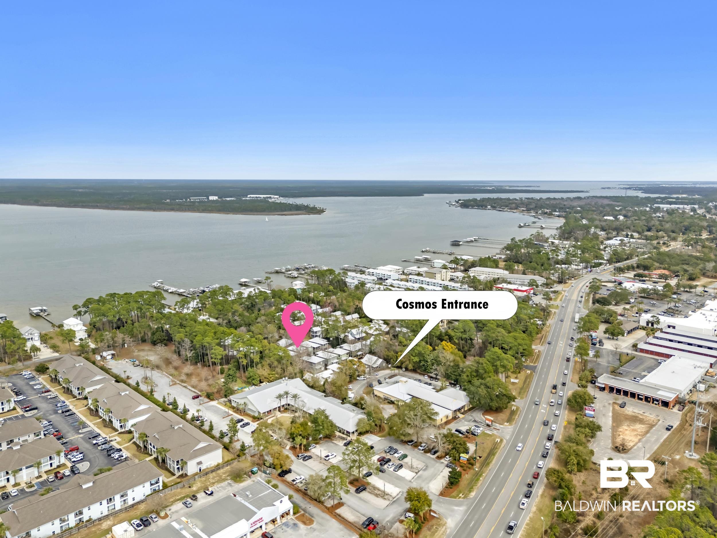 25773 Canal Road, Unit 32 Orange Beach, AL 36561 - Photo 33 of 35 Bird's eye view of a large body of water